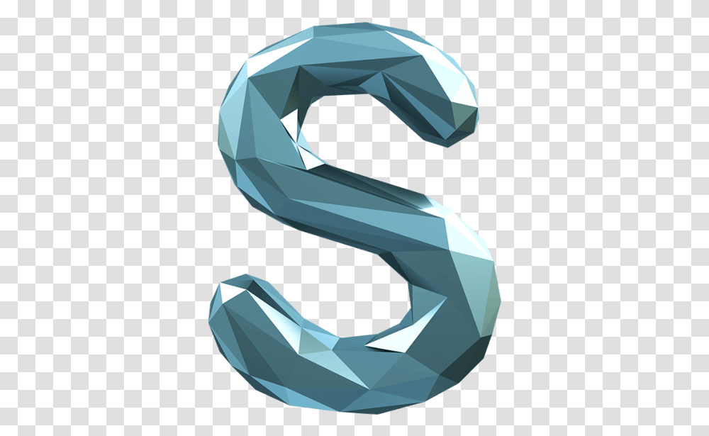 Letter S Blue, Modern Art Transparent Png