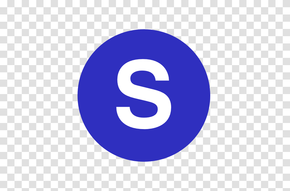 Letter S In A Cercle Blue Clip Art For Web, Logo, Trademark Transparent Png