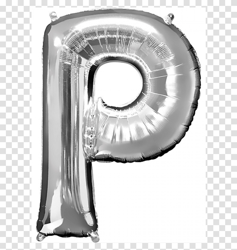 Letter Silver Balloon P, Horn, Brass Section, Musical Instrument, Tuba Transparent Png