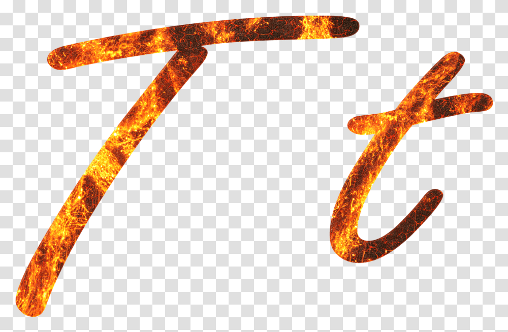 Letter T Fire Embers Lava Free Image From Needpixcom Fire Letter T, Axe, Tool, Text, Alphabet Transparent Png
