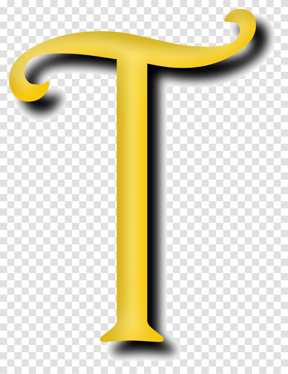 Letter T Image Clip Art Big Letter T, Axe, Tool, Cross Transparent Png