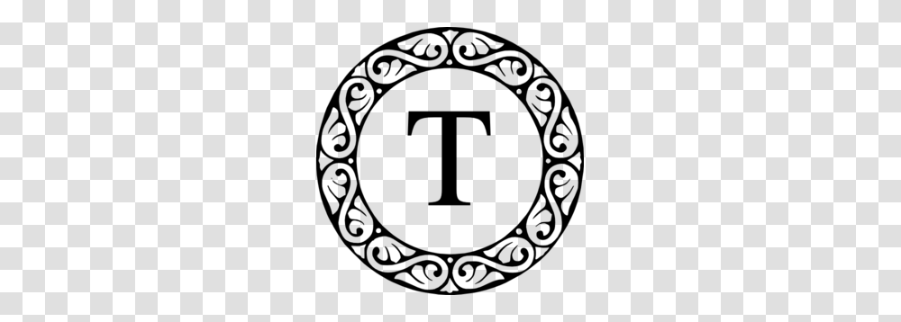 Letter T Monogram Clip Art, Gray, World Of Warcraft Transparent Png