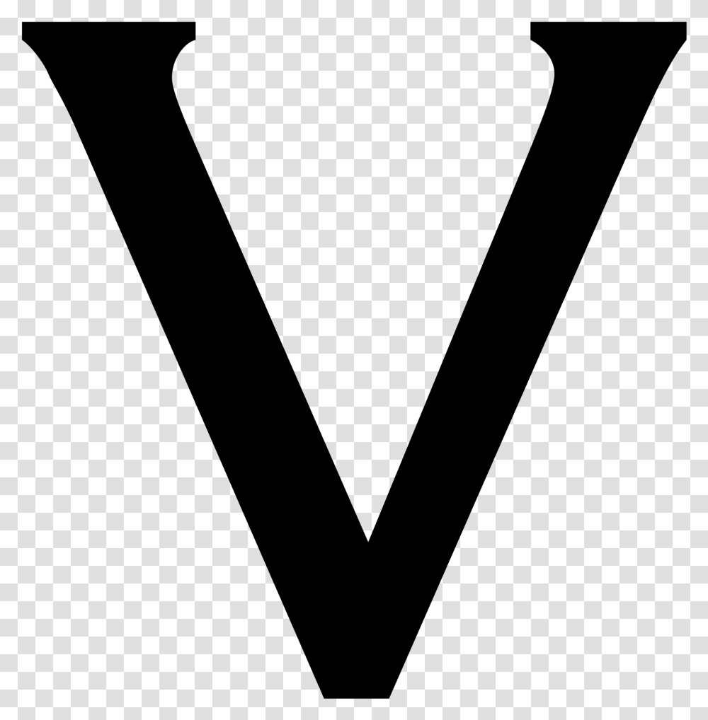 Letter V Big V Letter, Gray, World Of Warcraft Transparent Png