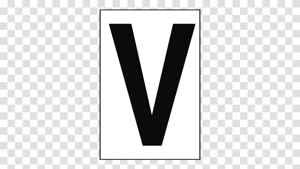 Letter V White Sign Triangle, Word, Rug Transparent Png