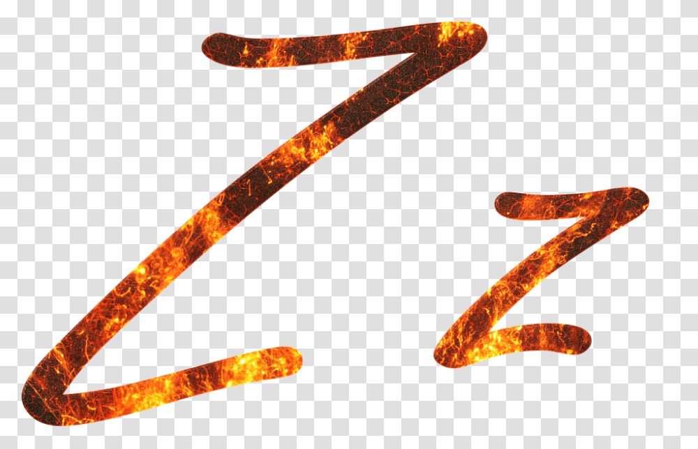 Letter Z Fire Embers Lava Font Write Type Fonts Illustration, Axe, Tool, Rust Transparent Png