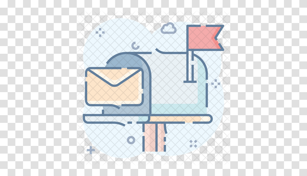 Letterbox Icon Of Colored Outline Style Lovely, Life Buoy, Brick, Text, Label Transparent Png