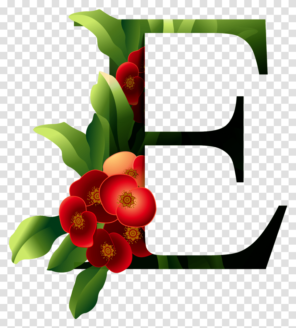 Lettere Alfabeto Con Un Fiore, Floral Design, Pattern Transparent Png