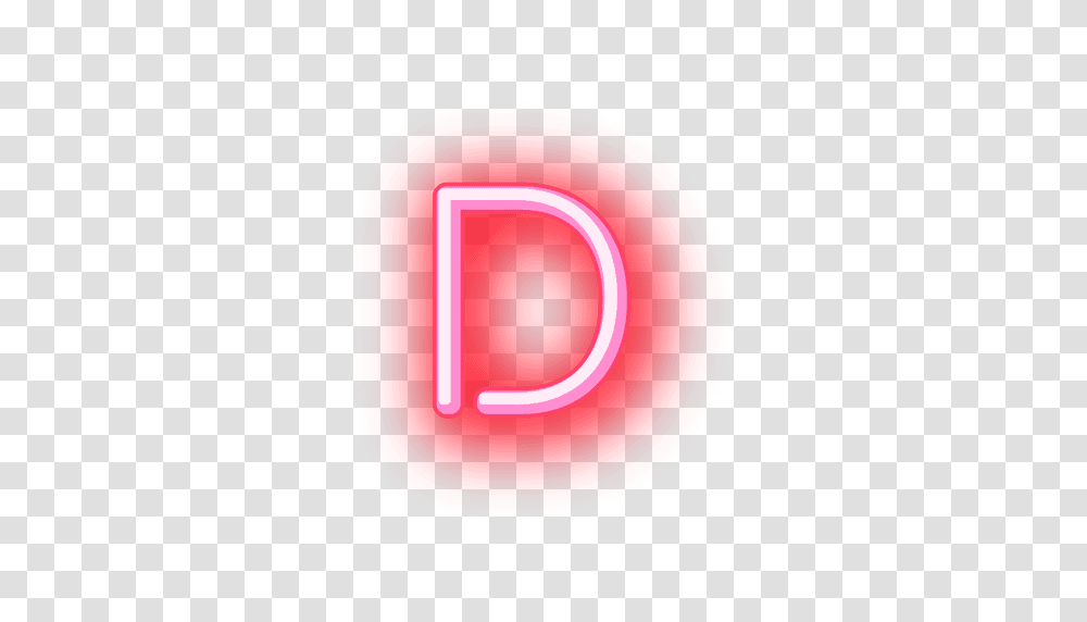 Letterhead Red Neon Font D, Number, Alphabet Transparent Png