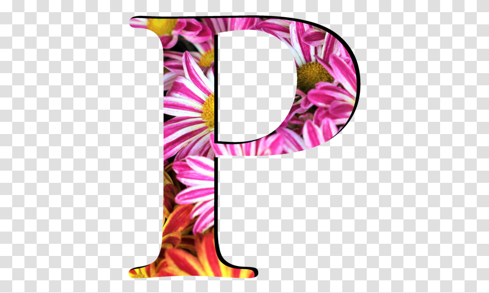 Letters Flower Design, Purple, Floral Design Transparent Png