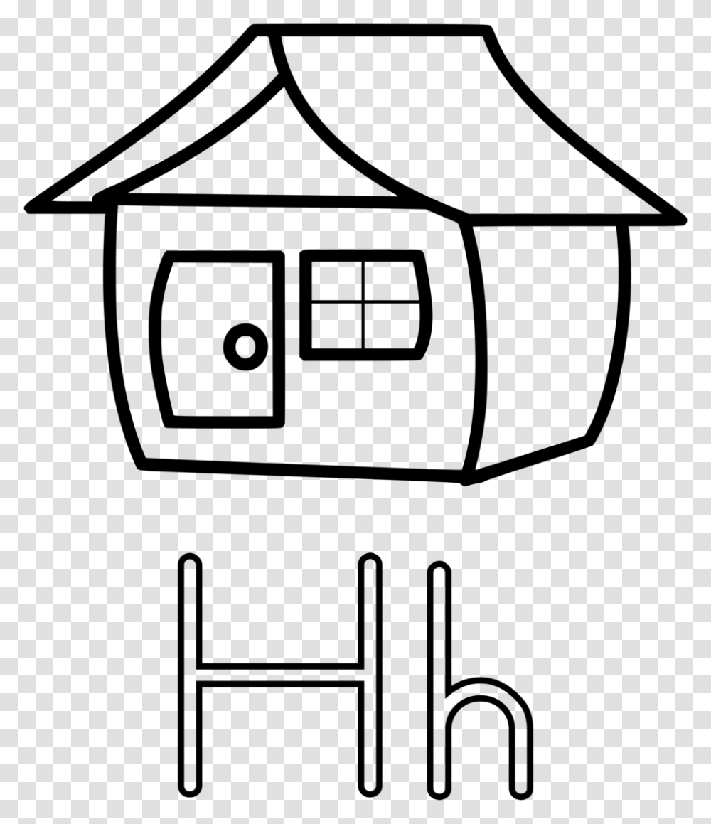 Letters Letter H Coloring Page, Gray, World Of Warcraft Transparent Png