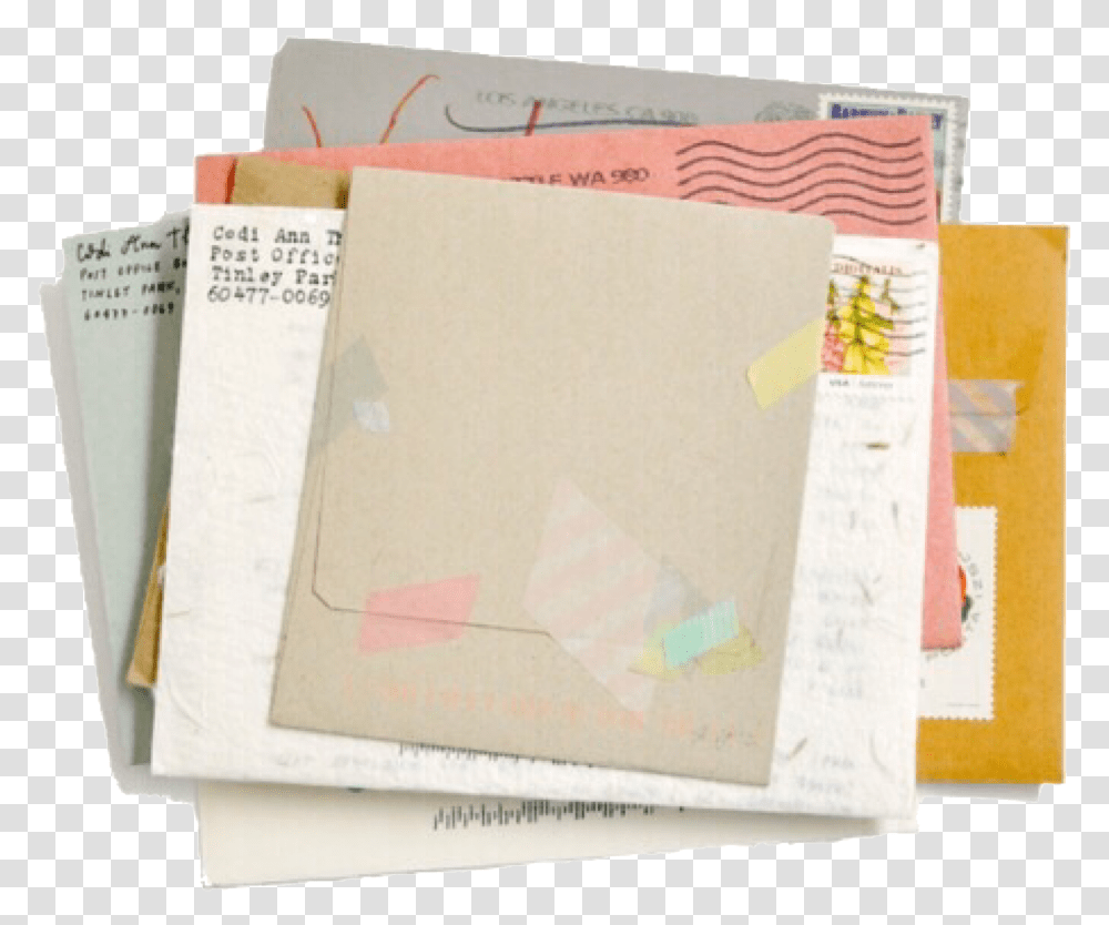Letters Mail Stamp Stamps Travel Postcard Vintage Pen Pal Letter, Box, File Binder, File Folder Transparent Png