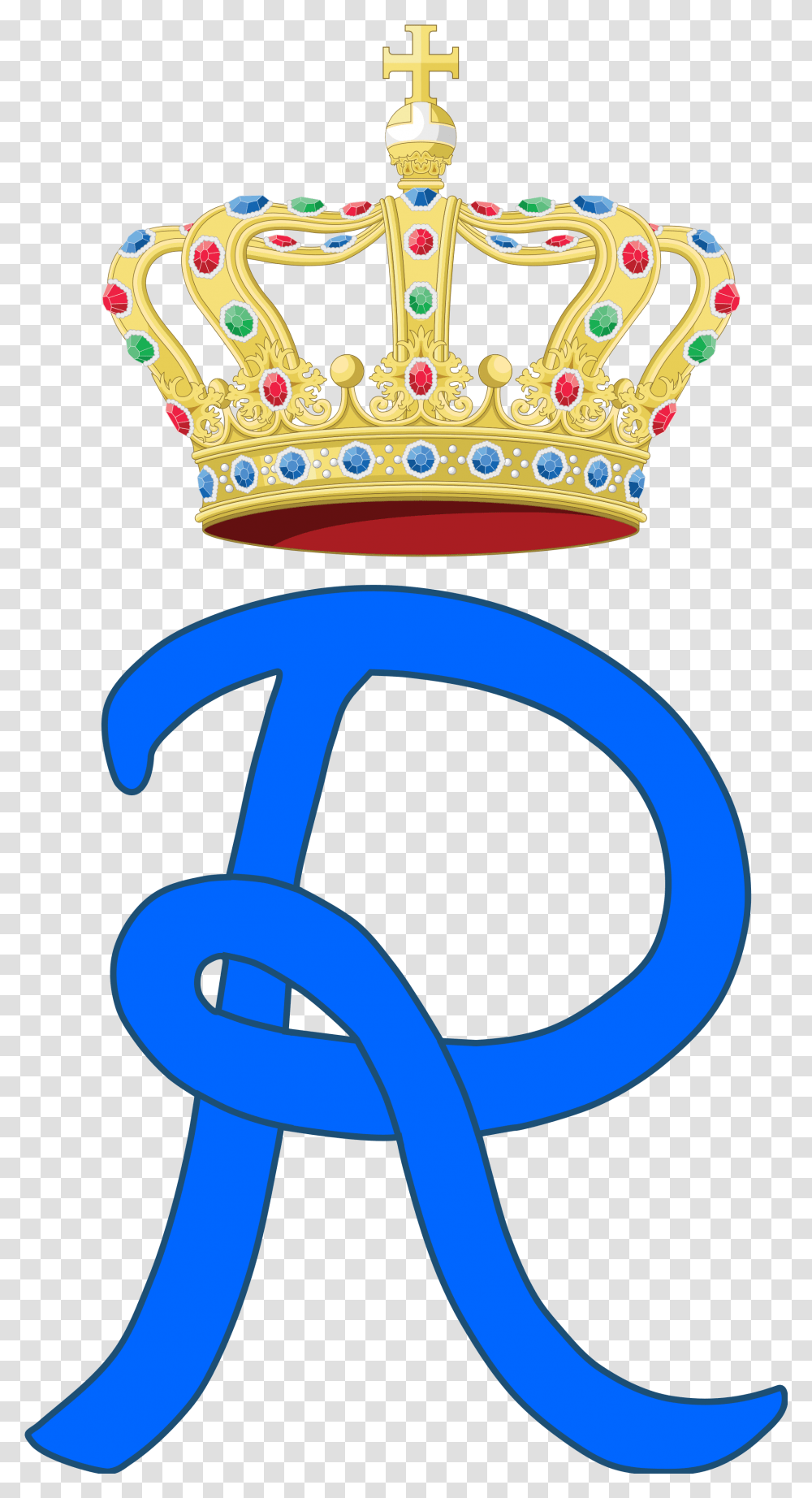Letters R With Crowns Monogram Royal Family Prince Crown, Accessories, Accessory, Jewelry, Birthday Cake Transparent Png