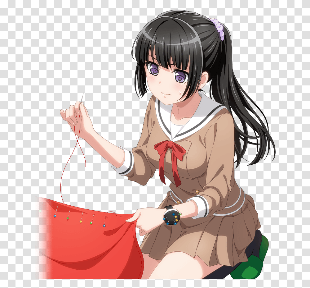 Level 0 Icon Rinko Shirokane Ponytail, Person, Human, Performer, Book Transparent Png