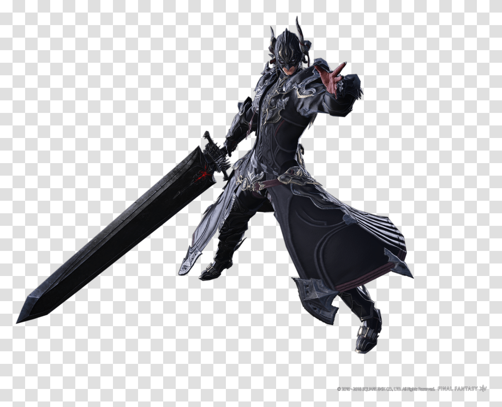 Level 80 Dark Knight Armor, Ninja, Person, Human, Duel Transparent Png