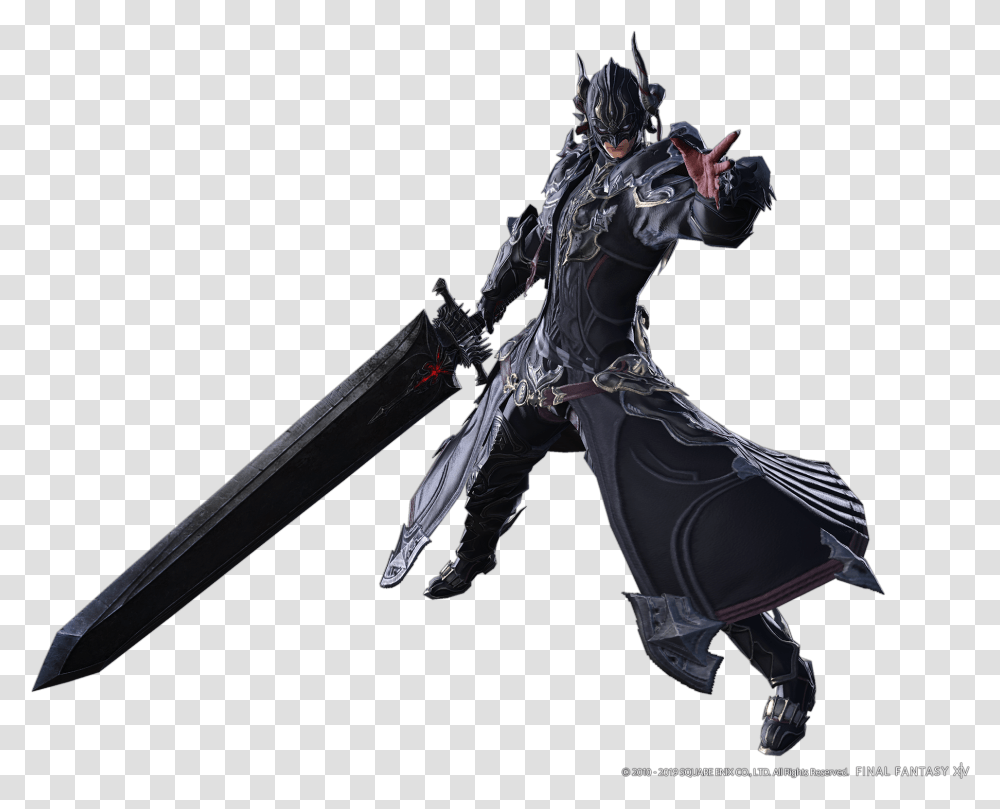 Level 80 Dark Knight Armor, Ninja, Person, Human, Weapon Transparent Png