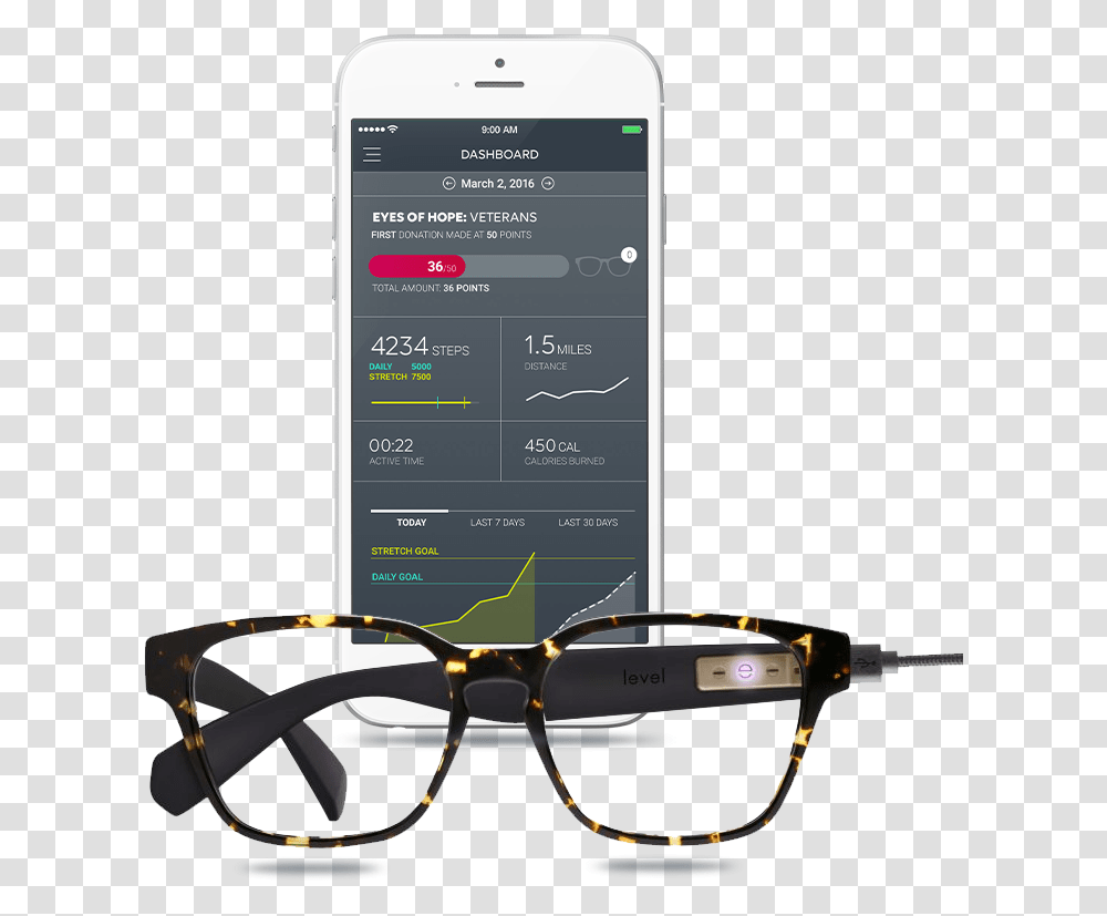 Level A Wearable App Like Google Glass Full Rim, Glasses, Accessories, Accessory, Mobile Phone Transparent Png