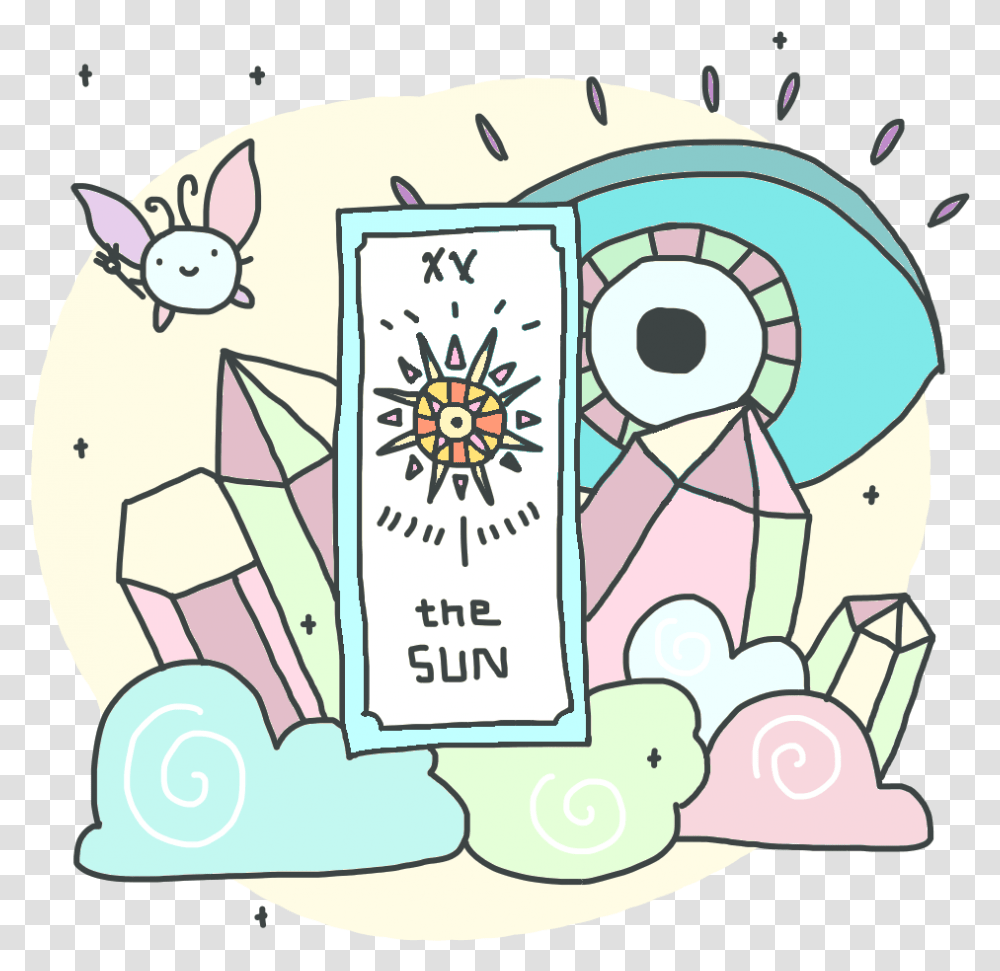Level Up Tarot Learn Cards Tarot Cards Picture Background, Doodle Transparent Png
