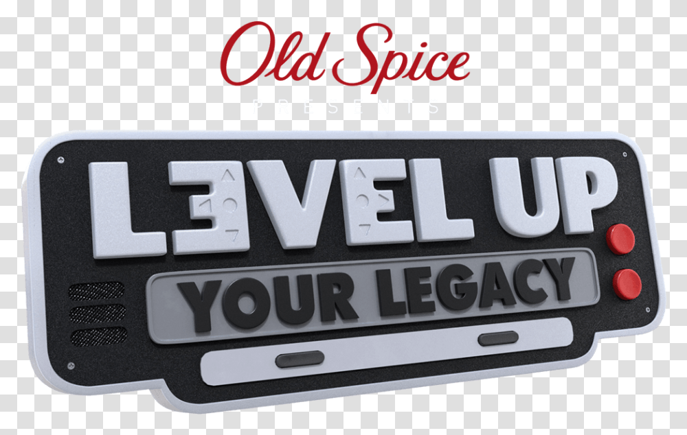 Level Up Your Legacy Powered Old Spice Level Up Your Legacy, Word, Text, Symbol, Logo Transparent Png