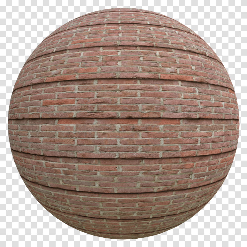 Levelled Red Brick Texture Circle, Sphere, Rug, Spiral, Coil Transparent Png