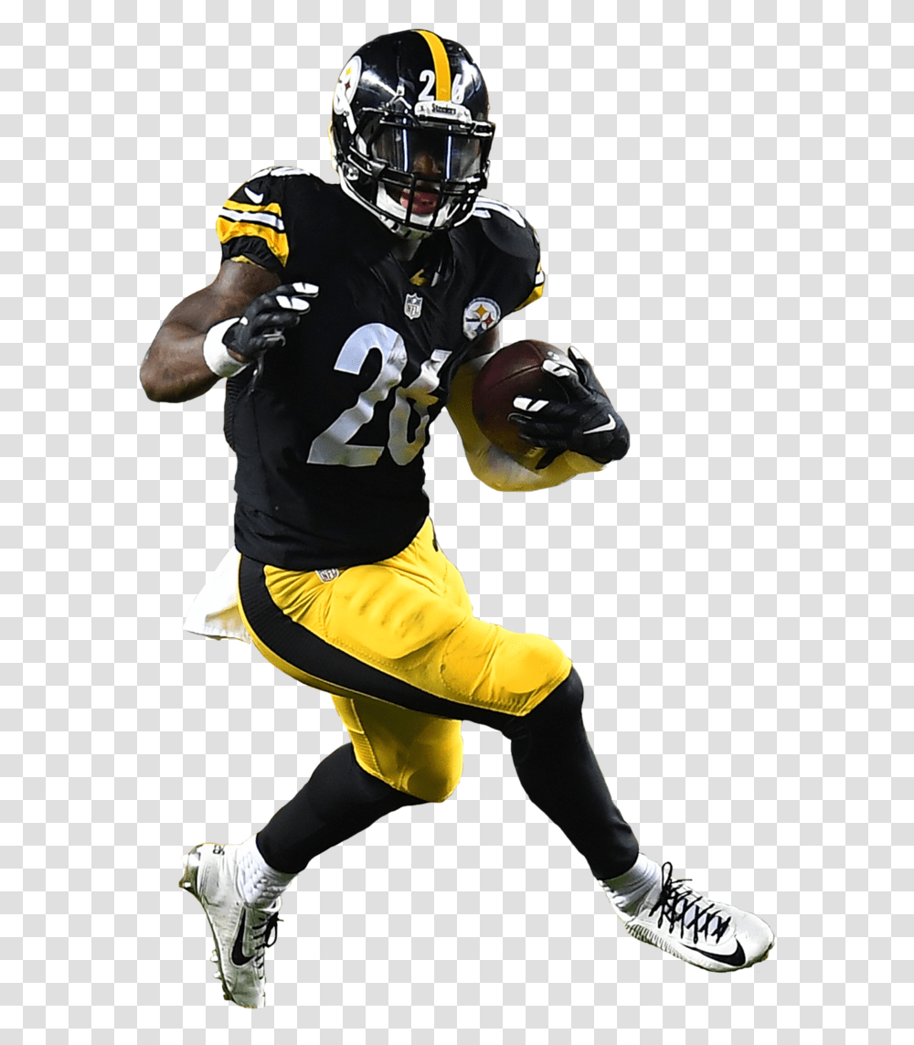 Leveon Bell Pictures Le Veon Bell Clear, Apparel, Helmet, Person Transparent Png
