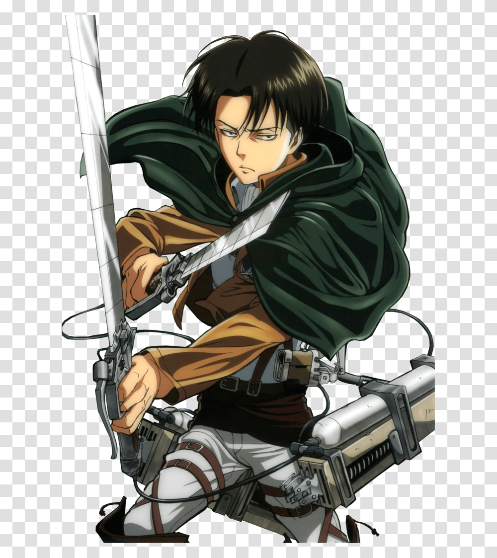 Levi Attack On Titan, Manga, Comics, Book, Person Transparent Png