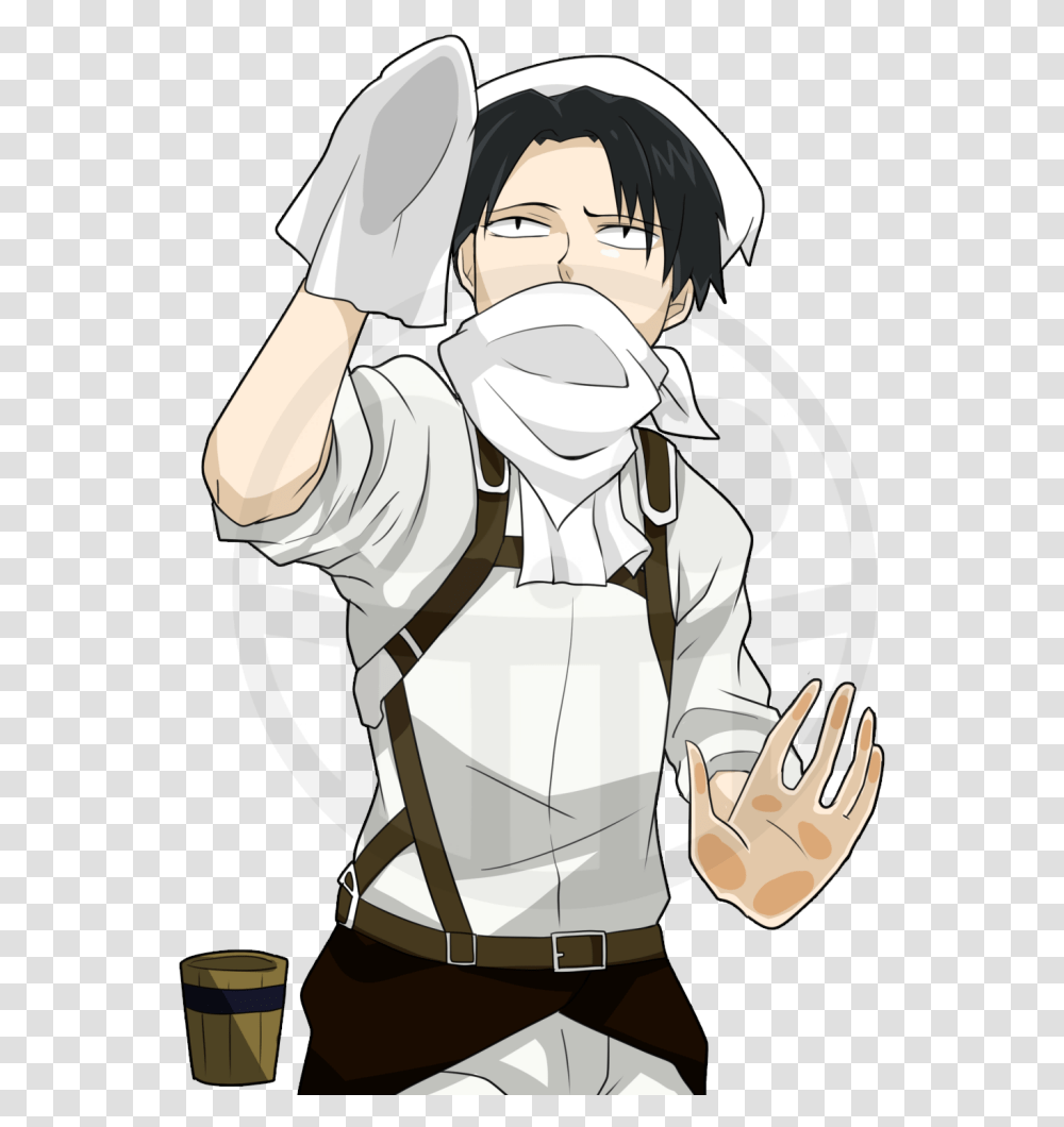 Levi No Dust In My House Peeker Hentaku Anime Stickers Fictional Character, Person, Human, Performer, Helmet Transparent Png