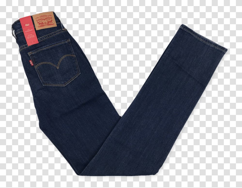 Levi's Women's 714 Jeans Stitch, Pants, Apparel, Denim Transparent Png