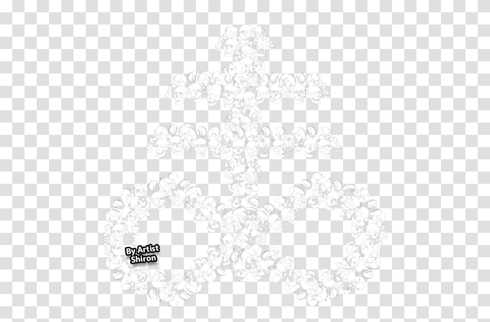 Leviathan Cross Motif, Snowflake, Rug Transparent Png