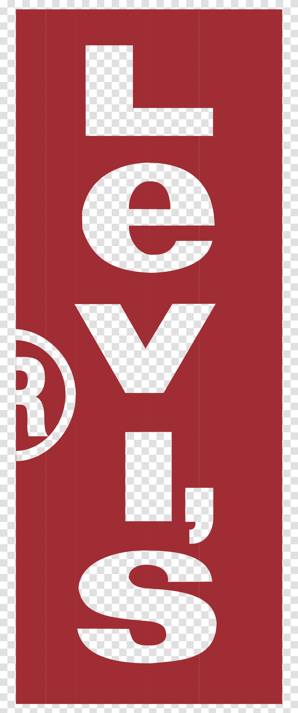 Levis Logo Vertical, Alphabet, Number Transparent Png