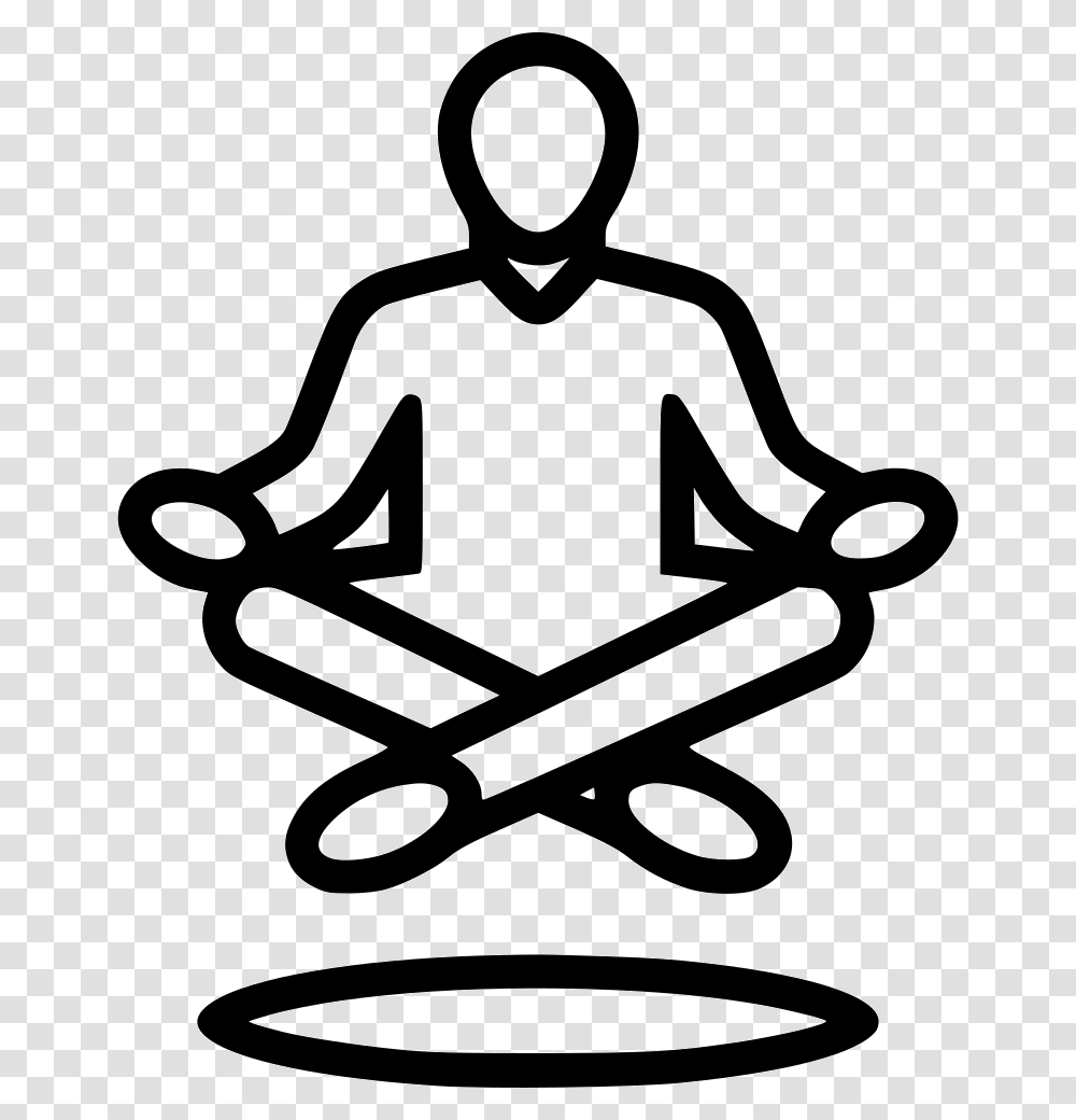 Levitate Meditate Guru Icon, Logo, Trademark, Scissors Transparent Png
