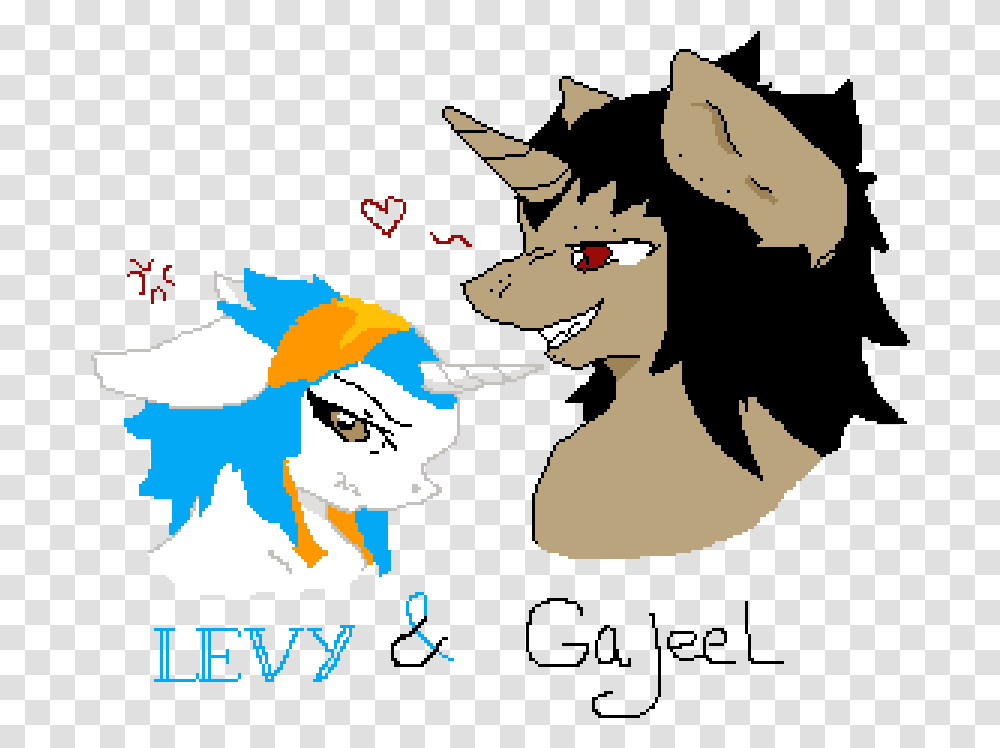 Levy And Gajeel As Mlp Download Cartoon, Poster, Advertisement, Face Transparent Png