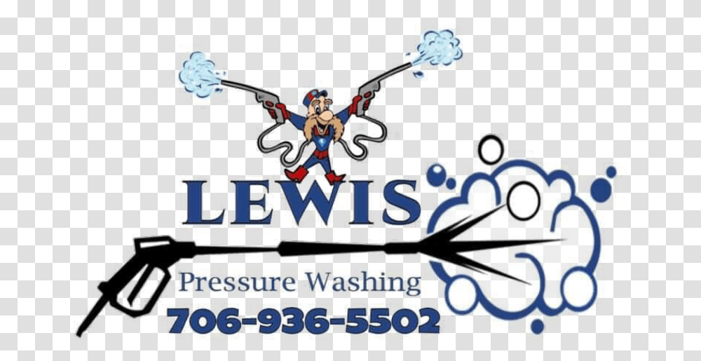 Lewis Pressure Washing Pressure Washing Gun Clipart, Poster, Advertisement, Paper, Flyer Transparent Png