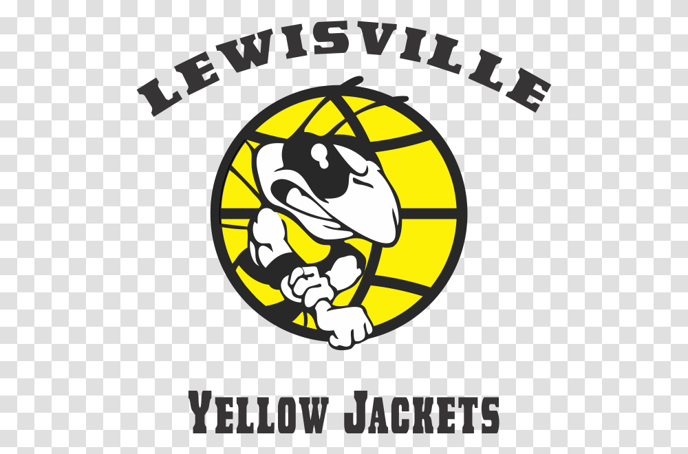 Lewisville Yellow Jackets Logo Yellow Jacket, Advertisement, Sport Transparent Png