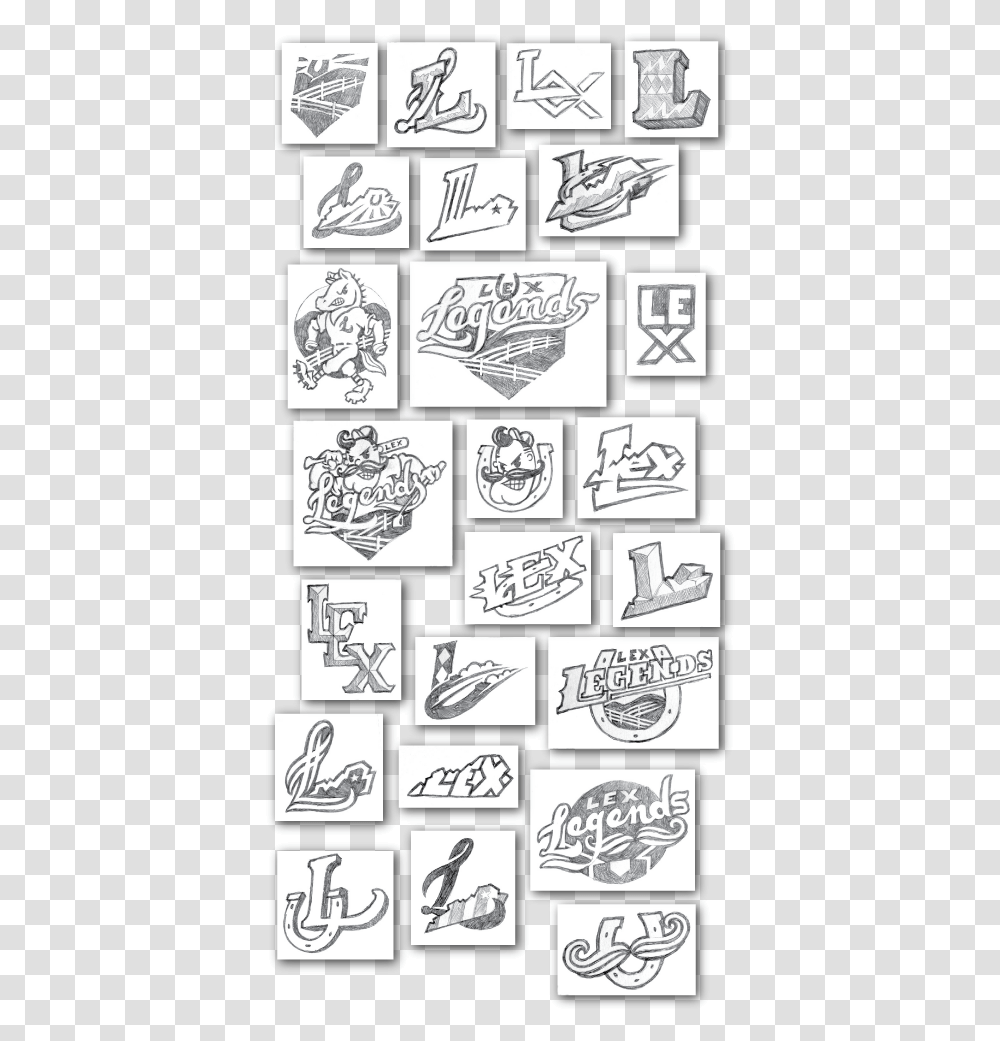 Lex Sketches Logo Sports Inspiration Pencil Sketch Sports Logos, Comics, Book, Text, Bird Transparent Png