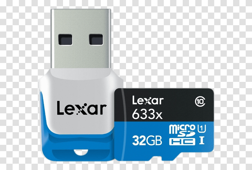 Lexar Micro Sd Lexar 633x Microsd, Adapter, Plug, Electronics Transparent Png