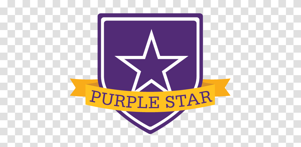 Lexington Local Schools Earns Purple Star Recognition, Star Symbol, Military Uniform, Logo Transparent Png