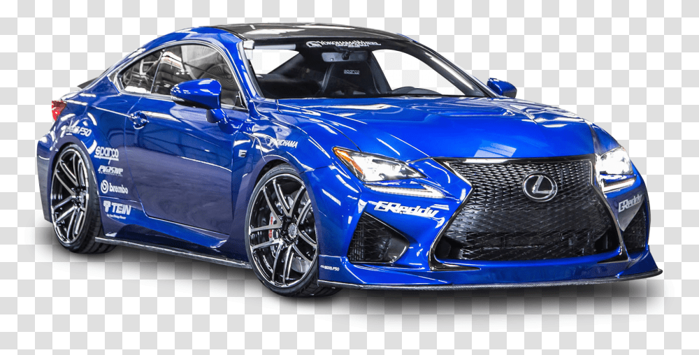 Lexus Rc F Blue Car Image Lexus, Vehicle, Transportation, Wheel, Machine Transparent Png