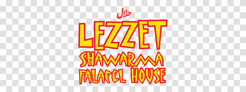 Lezzet Shawarma Falafel House Vertical, Text, Lighting, Crowd, Alphabet Transparent Png