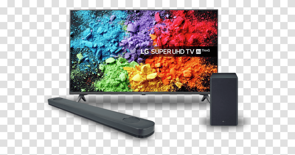 Lg 55 Inch 55sk8000plb Smart Ultra Hd Tv With Hdr, Mobile Phone, Electronics, Monitor, Long Sleeve Transparent Png