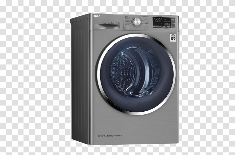 Lg 9kg Dual Inverter Dryer Sensor Dry Dryer Machine, Appliance, Washer Transparent Png