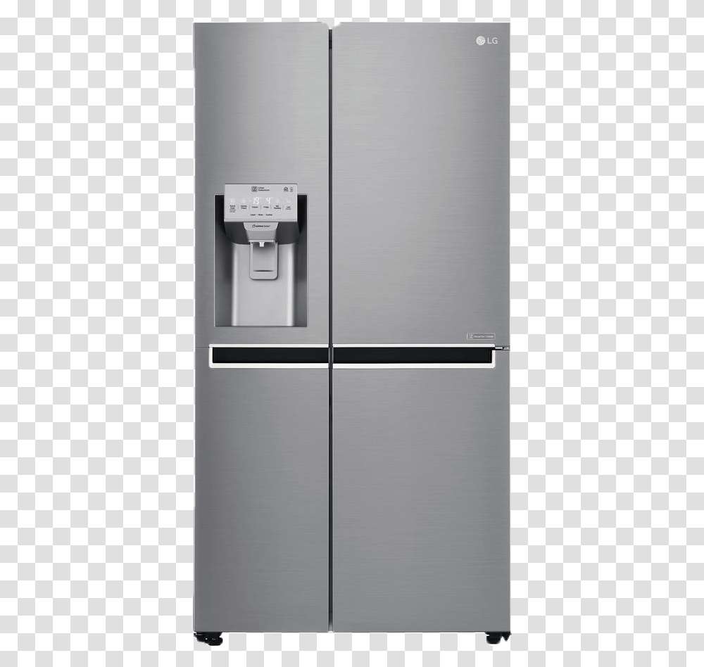 Lg American Fridge Freezer, Appliance, Refrigerator Transparent Png