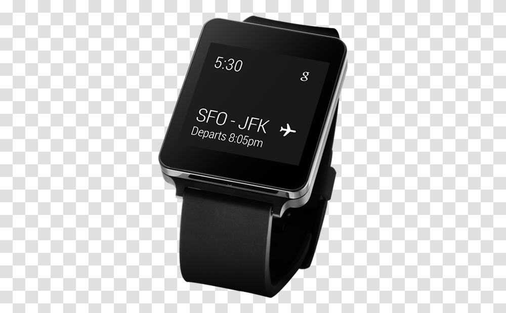 Lg G Smartwatch Lg G Watch, Wristwatch, Mobile Phone, Electronics, Cell Phone Transparent Png