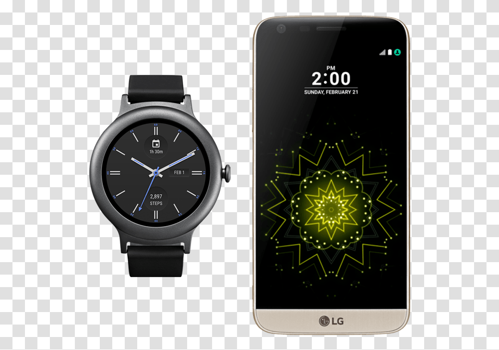 Lg G5 Watch Style Lg G5 Pink, Mobile Phone, Electronics, Cell Phone, Wristwatch Transparent Png