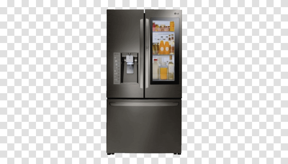 Lg Instaview Door In Door Refrigerator, Appliance Transparent Png