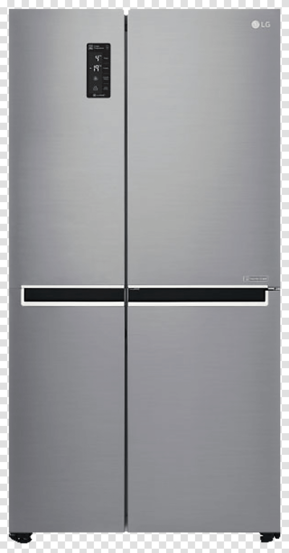 Lg Side By Side Refrigerator, Appliance, Door Transparent Png