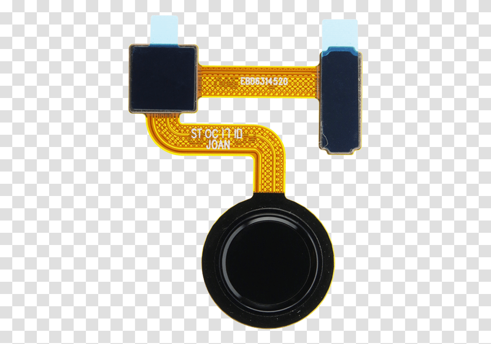 Lg V30 Touch Id Flex Cable Replacement Circle, Gun, Weapon, Weaponry, Frying Pan Transparent Png