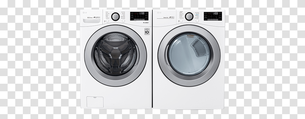 Lg Washer And Dryer White, Appliance Transparent Png