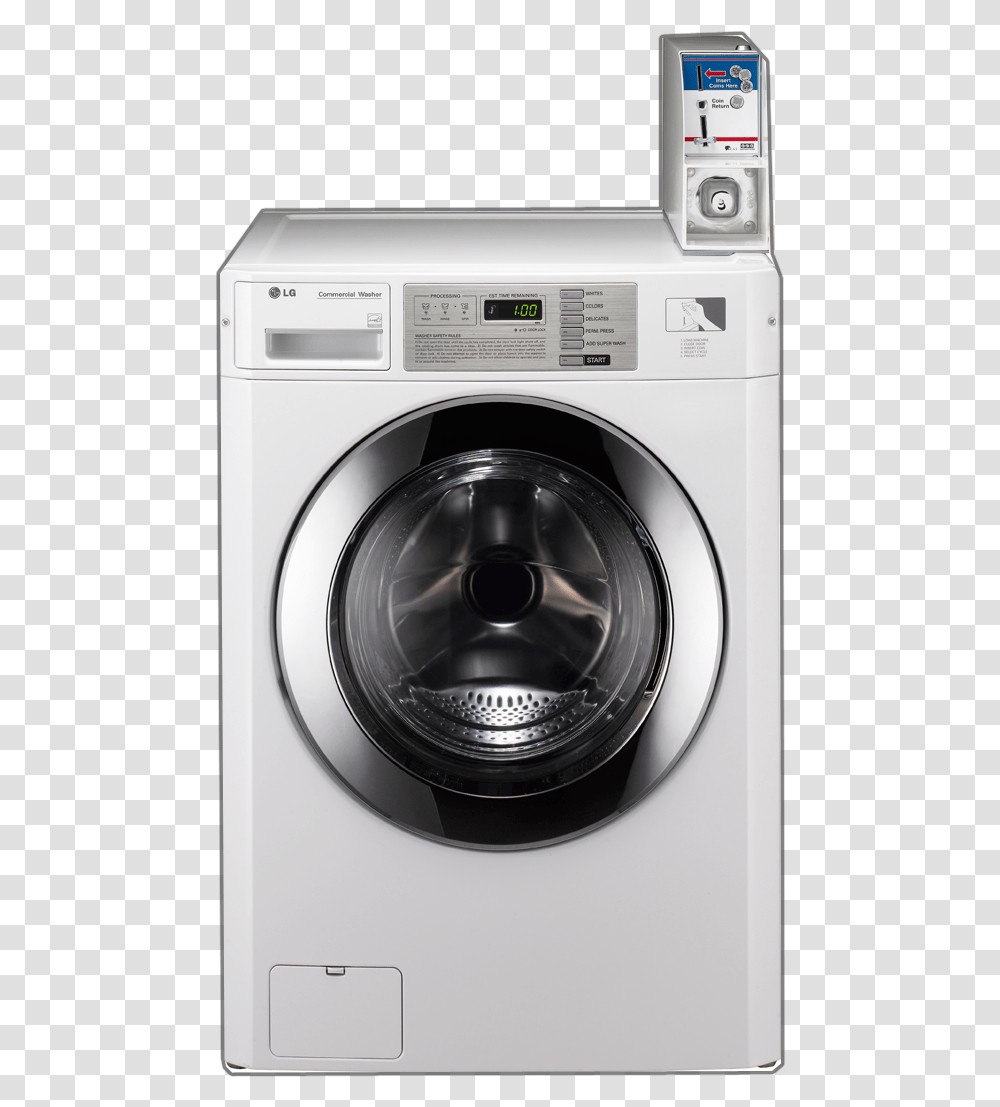 Lg Washer Lg Commercial Front Load Washer, Appliance, Dryer Transparent Png