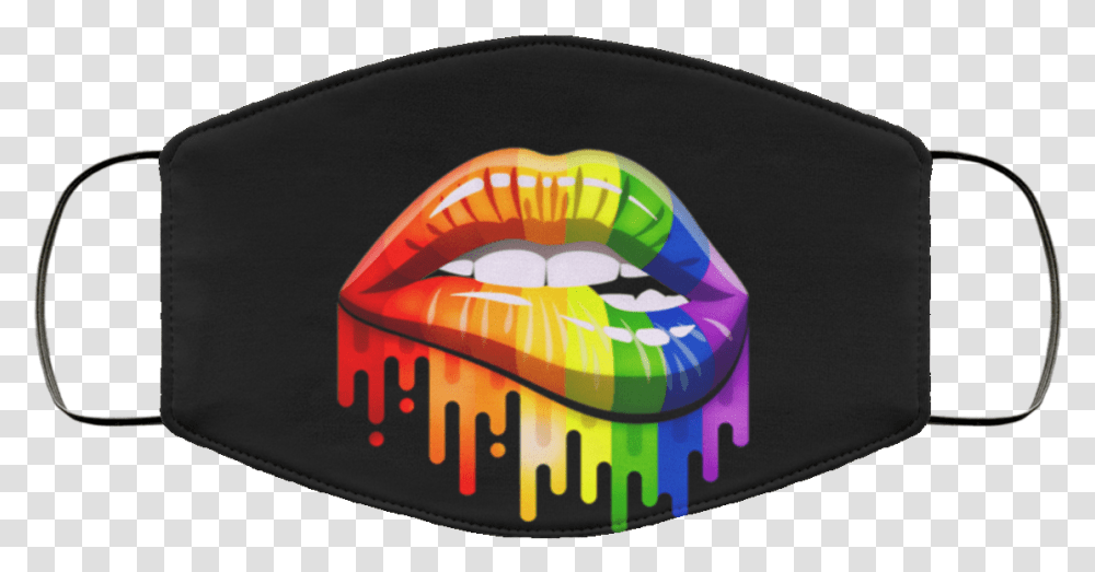 Lgbt Flag Lips Face Mask Deadpool Nope Not Today, Art, Graphics, Clothing, Apparel Transparent Png