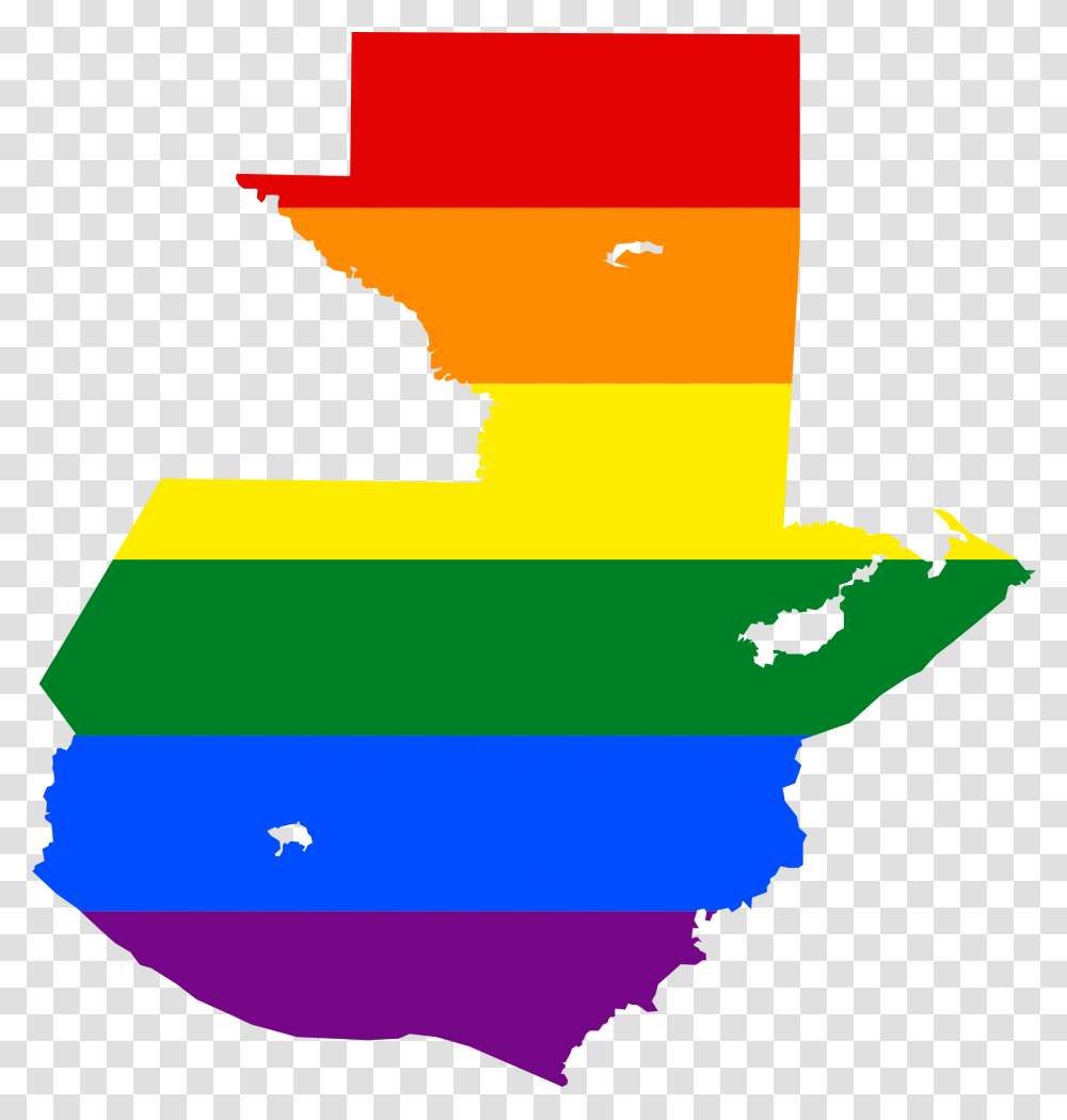 Lgbt Flag Map Of Guatemala, Lighting, Outdoors, Nature Transparent Png